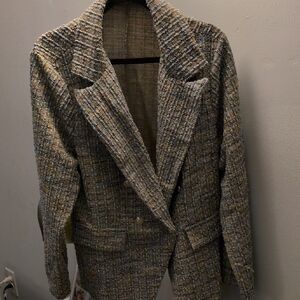 Women's Tweed Double-Breasted Blazer